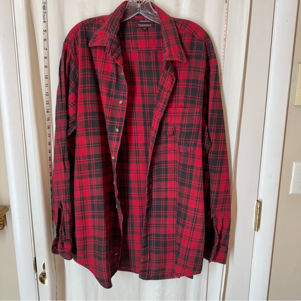 Vintage Savile Row Men's Plaid Shirt